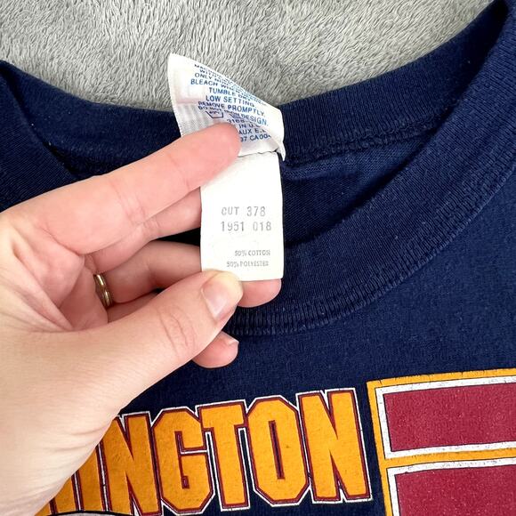 Vintage Redskins Super Bowl Tshirt 1992 Made in USA Collectible Mens S - Picture 5 of 8